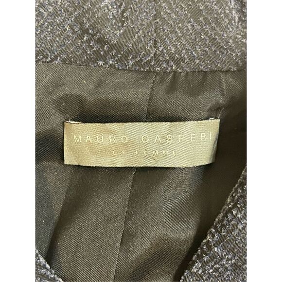 Mauro Gasperi women’s navy blazer size 48 NWOT - Picture 6 of 7